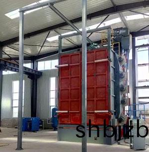 Q3730弔(diao)鉤(gou)式(shi)抛丸(wan)機(ji)使(shi)用(yong)現(xian)場(chang)