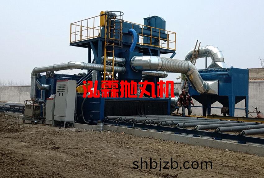 鋼(gang)闆(ban)抛丸機客(ke)戶案例(li)現(xian)場