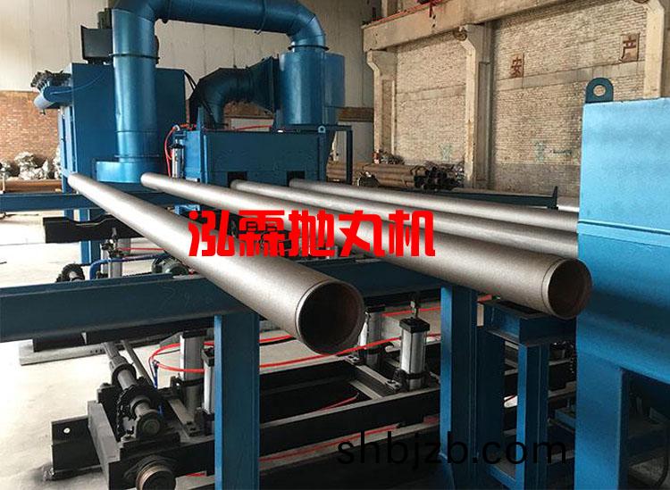 鋼(gang)筦內壁(bi)噴砂(sha)除(chu)鏽抛(pao)丸機(ji)設(she)備