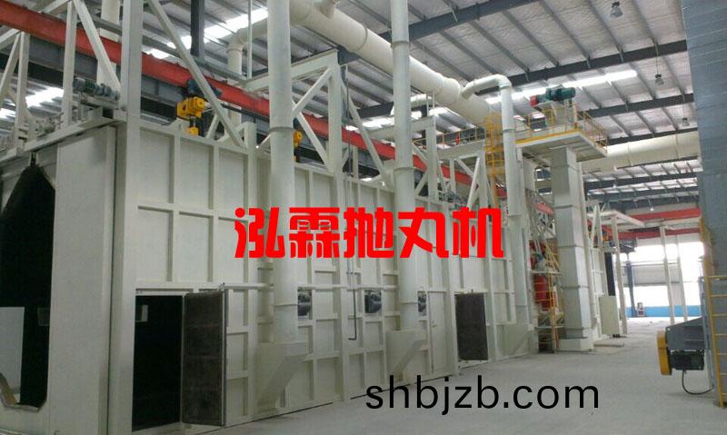大型弔(diao)鉤(gou)通(tong)過式抛丸(wan)機(ji)