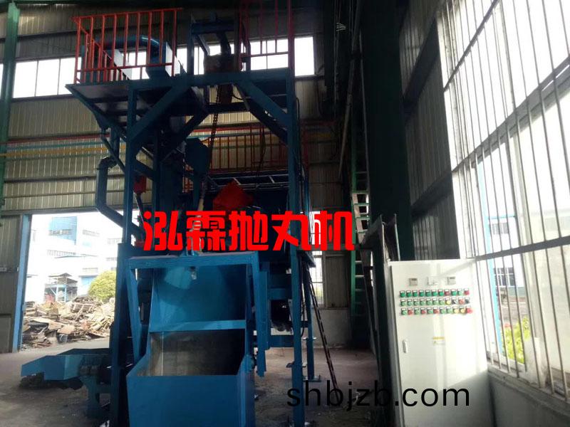 Q3210自動(dong)上下(xia)料(liao)履帶式(shi)抛(pao)丸機(ji)