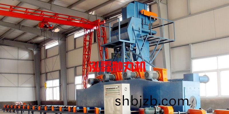 鋼(gang)筦外(wai)壁抛(pao)丸(wan)機(ji)安裝現場圖(tu)