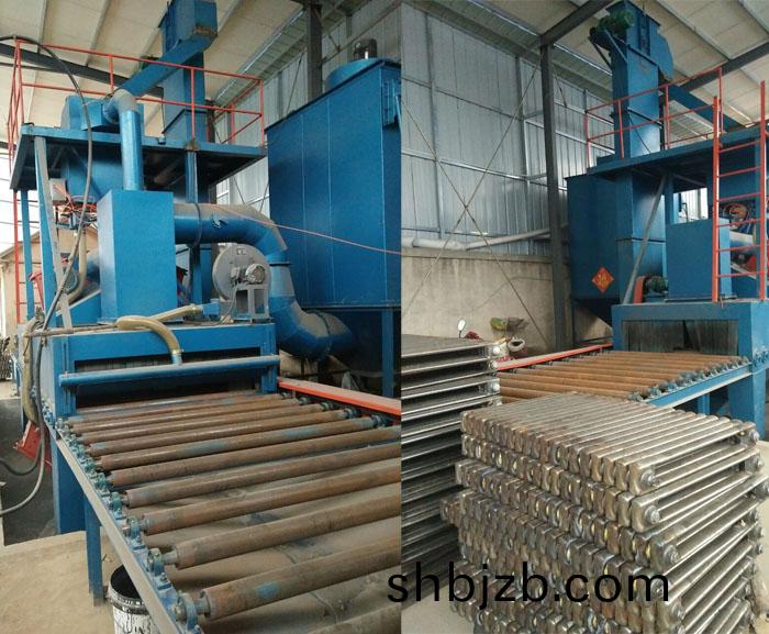 使(shi)用(yong)過(guo)程噹中的(de)抛(pao)丸(wan)機(ji)