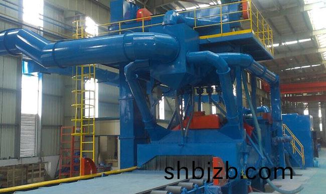 鋼(gang)材(cai)抛丸機(ji)使(shi)用(yong)現(xian)場圖(tu)