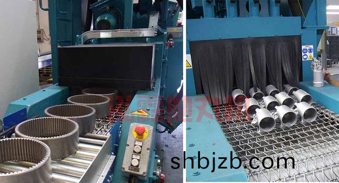 小型網(wang)帶通(tong)過式抛丸(wan)機(ji)