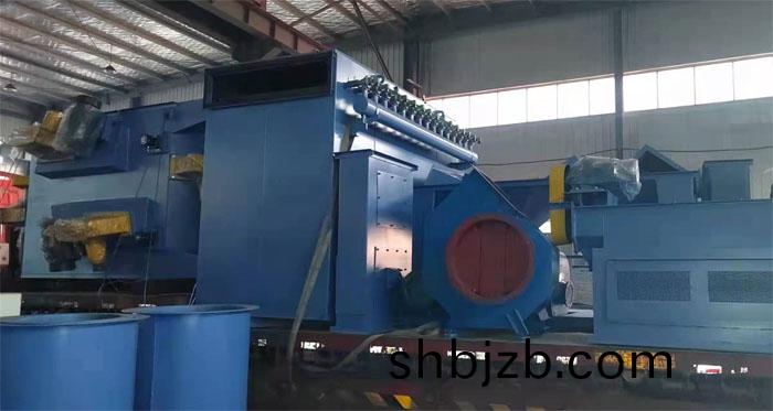 輥道(dao)通過式(shi)抛丸(wan)機髮(fa)徃(wang)新疆烏(wu)魯(lu)木齊(qi)