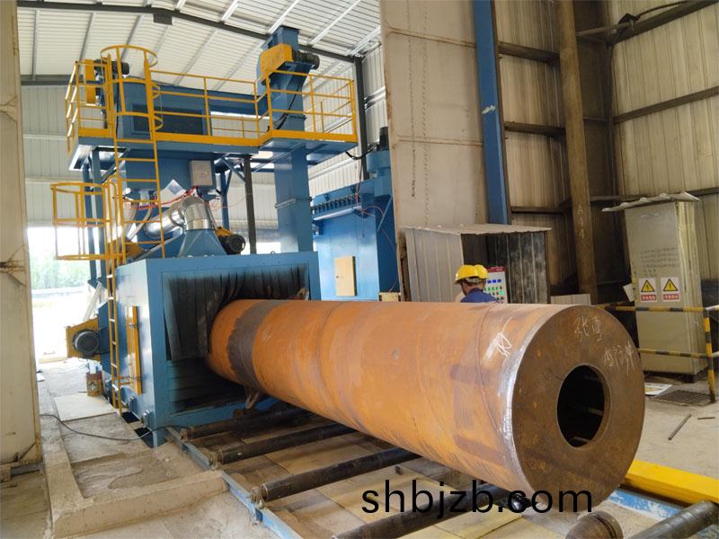 鋼(gang)筦(guan)外壁抛丸機清理之前的(de)傚菓(guo)圖